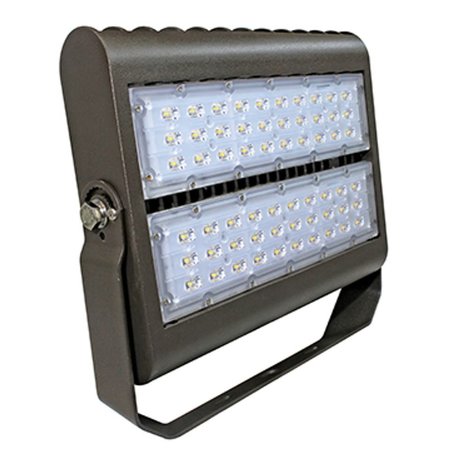 WESTGATE LF3-150WW-TRSLIM LED FLOOD, 100~277V, 100W, 10000LM, 3000K, Dark Bronze, IP65, Dimmable UL, DLC, YOK LF3-150WW-TR